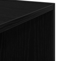 Produktbild för Hörnhyllor Svart Ek 33 x 33 x 34,5 cm Konstruerat trä