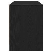 Produktbild för TV-skåp Svart Ek 102 x 37,5 x 52,5 cm Konstruerat trä