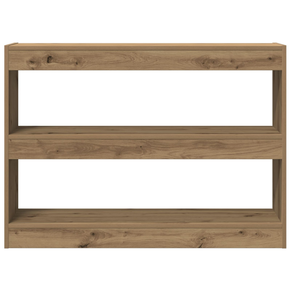Produktbild för Bokhylla artisan ek 100 x 30 x 72 cm Konstruerat trä