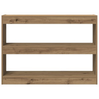 Produktbild för Bokhylla artisan ek 100 x 30 x 72 cm Konstruerat trä