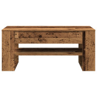 Produktbild för Kaffeebord Gammalt trä 102 x 55 x 45 cm Konstruerat trä