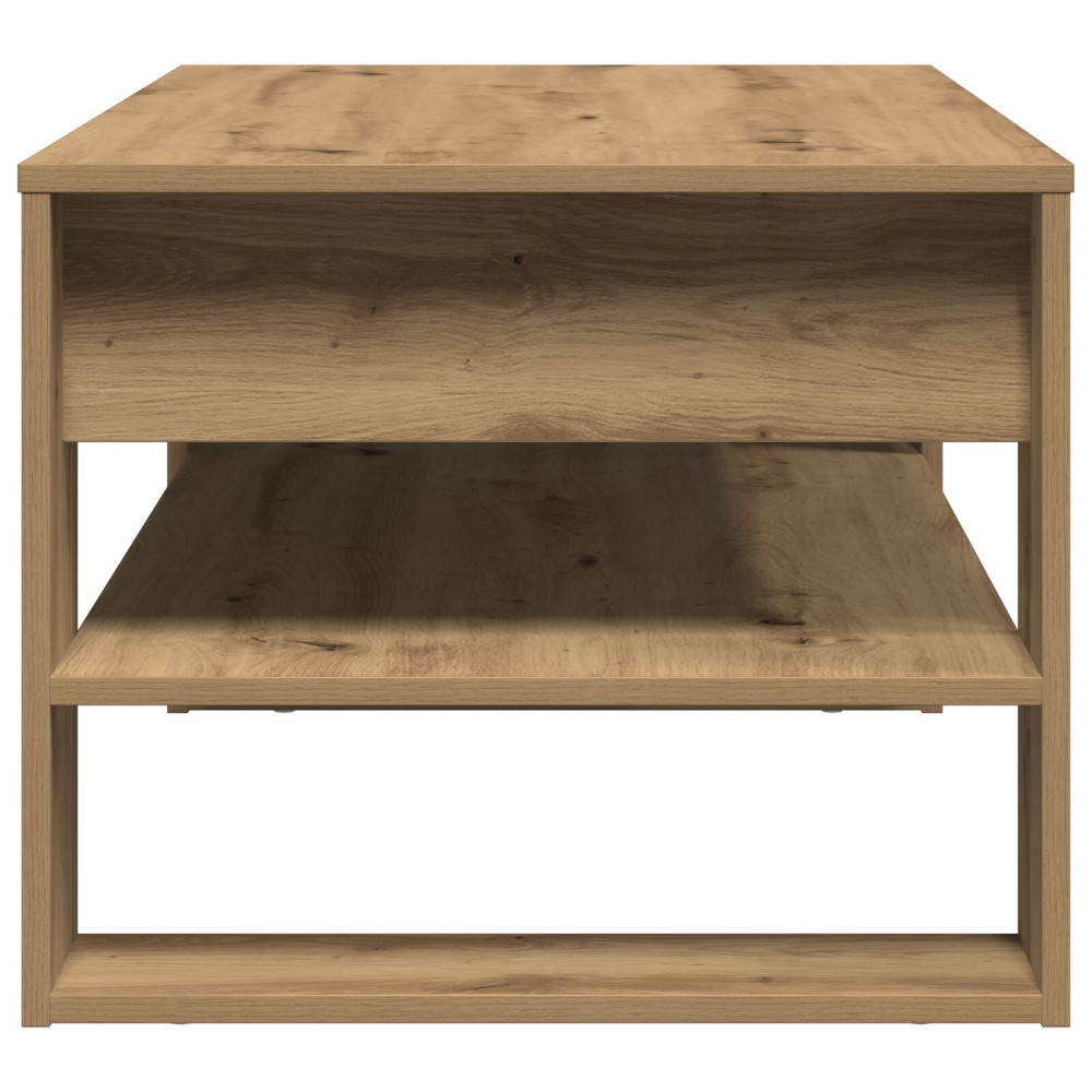 Produktbild för Kaffeebord Artisan Ek 102 x 55 x 45 cm Konstruerat trä