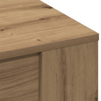 Produktbild för Kaffeebord Artisan Ek 102 x 55 x 45 cm Konstruerat trä