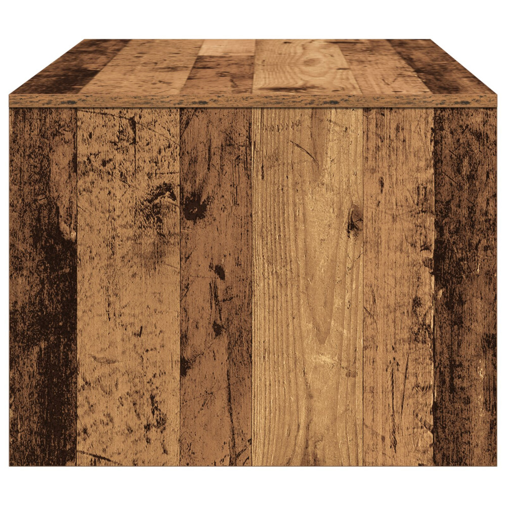 Produktbild för Kaffeebord Gammalt trä 102 x 55 x 43,5 cm Konstruerat trä