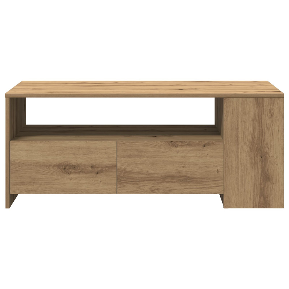 Produktbild för Kaffeebord Artisan Ek 102 x 55 x 43,5 cm Konstruerat trä