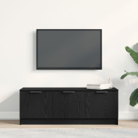 Produktbild för TV-skåp Svart Ek 102 x 35 x 36,5 cm Konstruerat trä