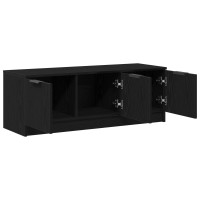 Produktbild för TV-skåp Svart Ek 102 x 35 x 36,5 cm Konstruerat trä
