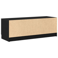 Produktbild för TV-skåp Svart Ek 102 x 35 x 36,5 cm Konstruerat trä