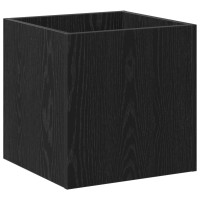 Produktbild för Planteringslåda Svart Ek 40 x 40 x 40 cm Konstruerat trä
