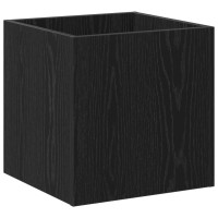 Produktbild för Planteringslåda Svart Ek 40 x 40 x 40 cm Konstruerat trä
