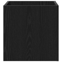 Produktbild för Planteringslåda Svart Ek 40 x 40 x 40 cm Konstruerat trä