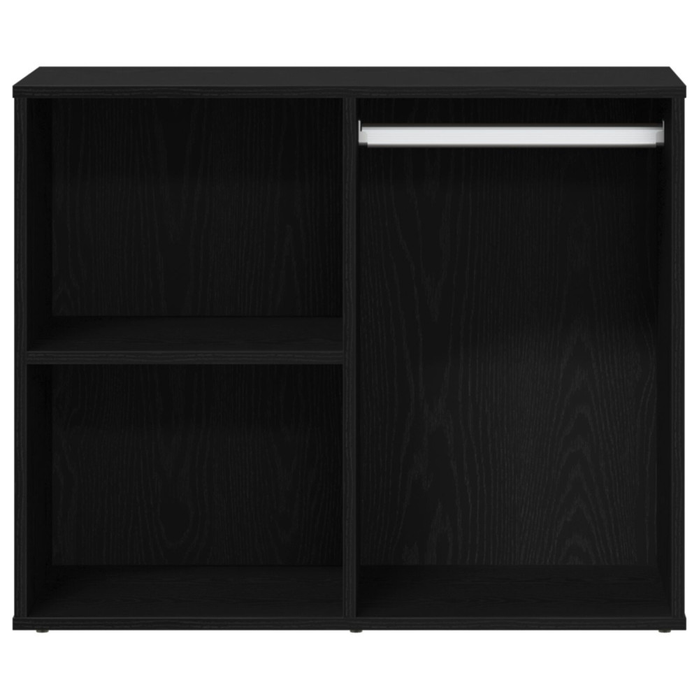 Produktbild för Kosmetisk skåp Svart Ek 80 x 40 x 65 cm Konstruerat trä