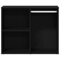 Produktbild för Kosmetisk skåp Svart Ek 80 x 40 x 65 cm Konstruerat trä