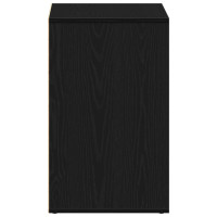 Produktbild för Kosmetisk skåp Svart Ek 80 x 40 x 65 cm Konstruerat trä