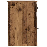 Produktbild för Skrivbord med låda Gammalt trä 50 x 115 x 75 cm Konstruerat trä