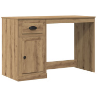 Produktbild för Skrivbord med låda Artisan Ek 50 x 115 x 75 cm Konstruerat trä