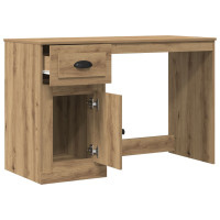 Produktbild för Skrivbord med låda Artisan Ek 50 x 115 x 75 cm Konstruerat trä