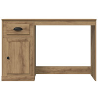Produktbild för Skrivbord med låda Artisan Ek 50 x 115 x 75 cm Konstruerat trä