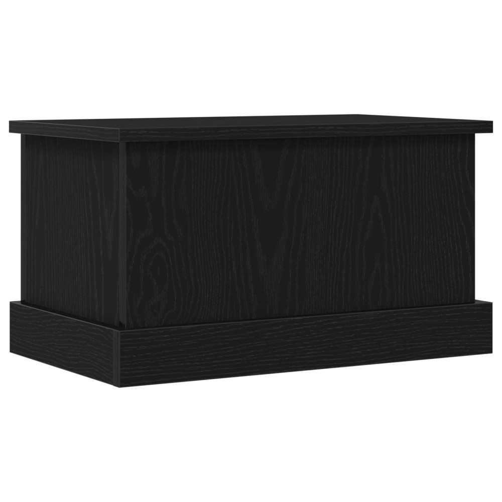 Produktbild för Förvaringslåda Svart ek 50 x 30 x 28 cm Konstruerat trä
