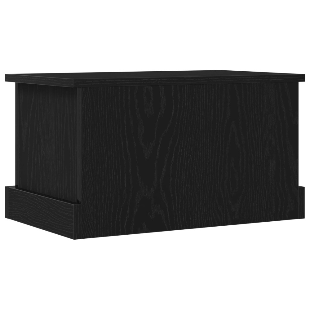 Produktbild för Förvaringslåda Svart ek 50 x 30 x 28 cm Konstruerat trä