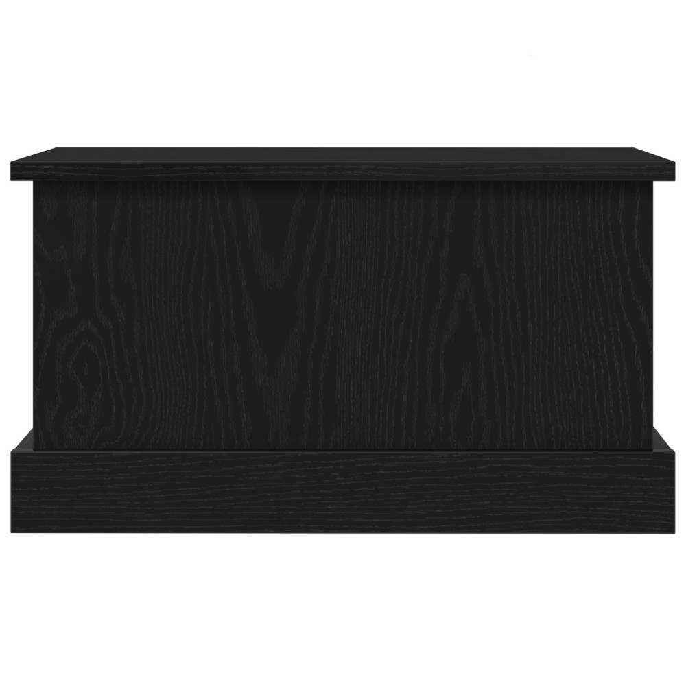 Produktbild för Förvaringslåda Svart ek 50 x 30 x 28 cm Konstruerat trä