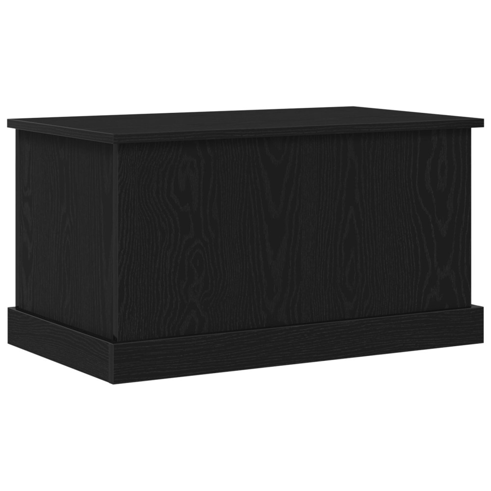 Produktbild för Förvaringslåda Svart ek 70 x 40 x 38 cm Konstruerat trä