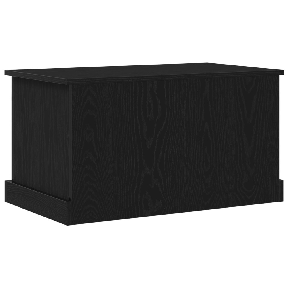 Produktbild för Förvaringslåda Svart ek 70 x 40 x 38 cm Konstruerat trä