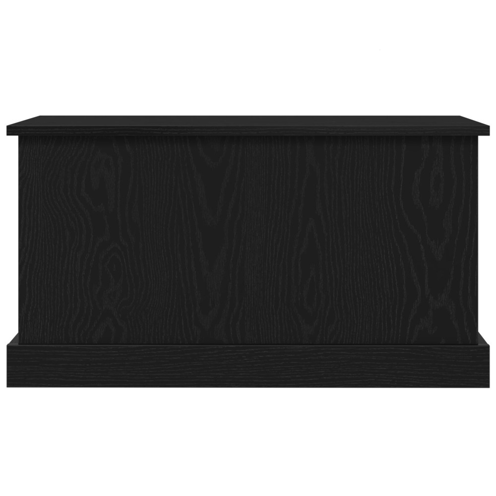 Produktbild för Förvaringslåda Svart ek 70 x 40 x 38 cm Konstruerat trä