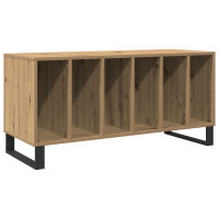 Produktbild för Skivskåp med hylla Gammalt trä 100 x 38 x 48 cm Konstruerat trä