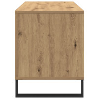 Produktbild för Skivskåp med hylla Gammalt trä 100 x 38 x 48 cm Konstruerat trä