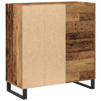 Produktbild för Skivskåp med hylla artisan ek 84,5 x 38 x 89 cm Konstruerat trä
