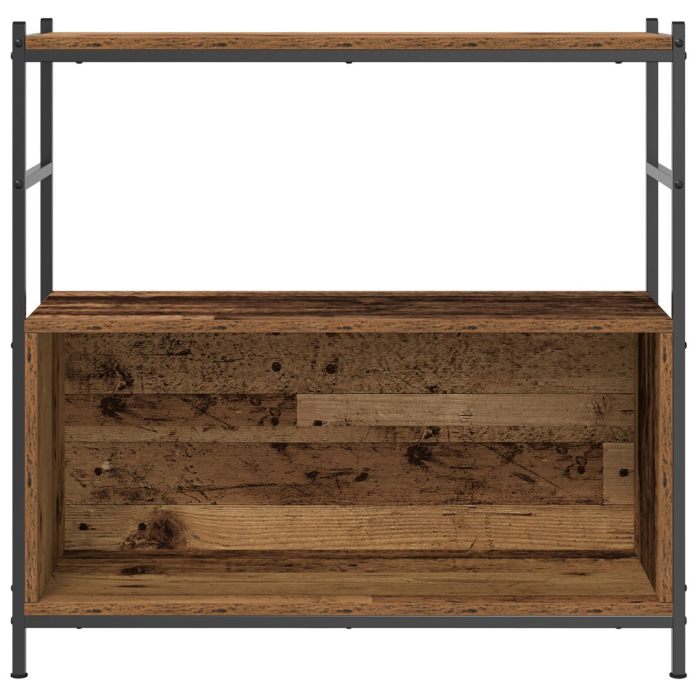 Produktbild för Hyllsystem Rökt ek 80 x 30 x 78,5 cm Konstruerat trä