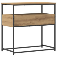 Produktbild för Konsolbord med låda Artisan Ek 75 x 40 x 75 cm Konstruerat trä