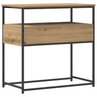 Produktbild för Konsolbord med låda Artisan Ek 75 x 40 x 75 cm Konstruerat trä