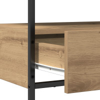 Produktbild för Konsolbord med låda Artisan Ek 75 x 40 x 75 cm Konstruerat trä