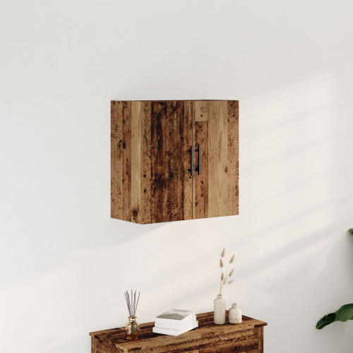 vidaXL Väggskåp Gammalt trä 60 x 31,5 x 60 cm Konstruerat trä