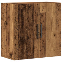 Produktbild för Väggskåp Gammalt trä 60 x 31,5 x 60 cm Konstruerat trä