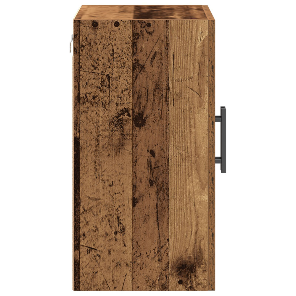 Produktbild för Väggskåp Gammalt trä 60 x 31,5 x 60 cm Konstruerat trä