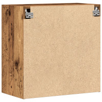 Produktbild för Väggskåp Gammalt trä 60 x 31,5 x 60 cm Konstruerat trä