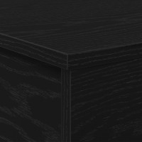 Produktbild för Kaffeebord Svart Ek 60 x 44,5 x 45 cm