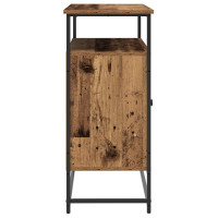 Produktbild för Sideboard Gammalt trä 100 x 35 x 80 cm Konstruerat trä