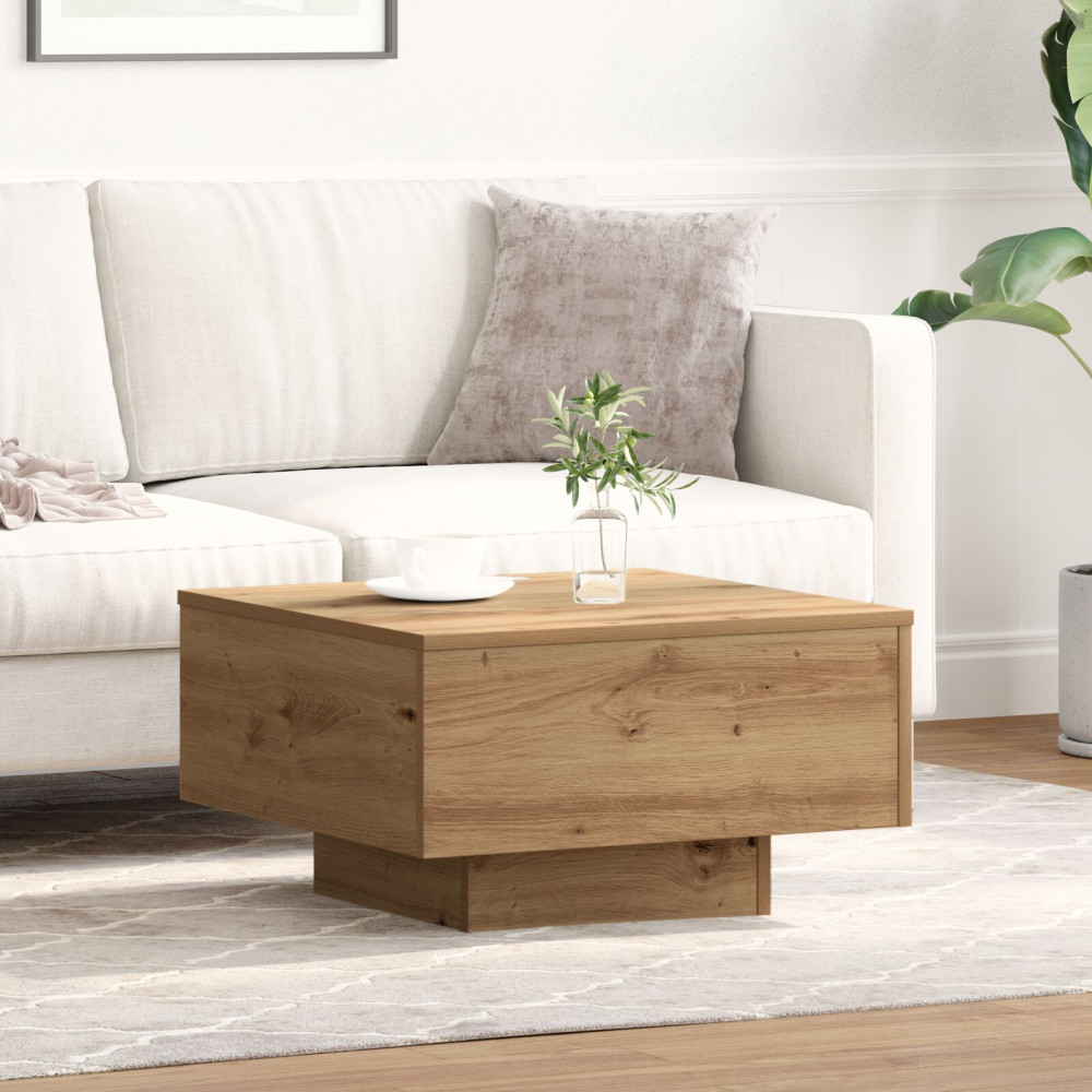 Produktbild för Kaffeebord Artisan Ek 55 x 55 x 31 cm