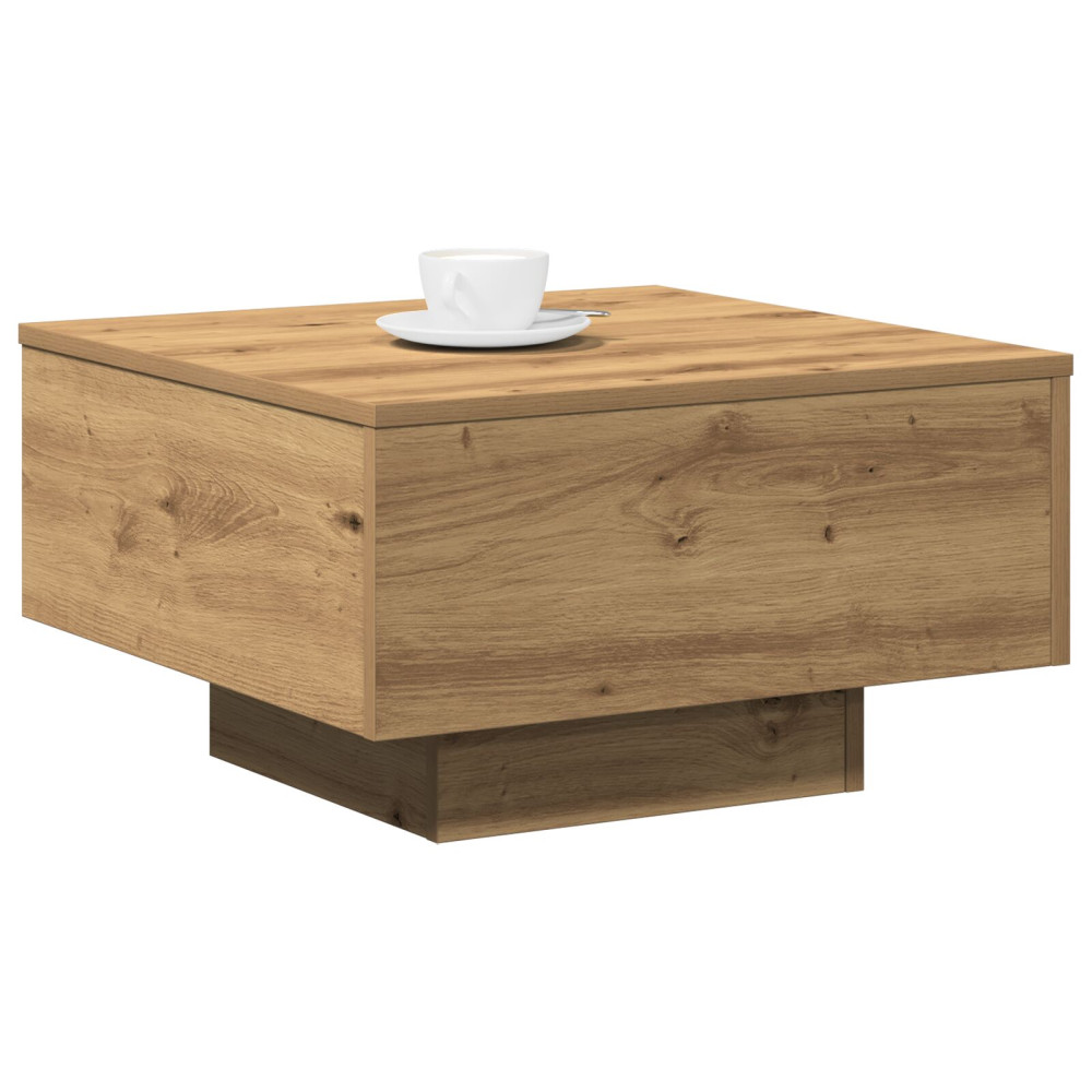 Produktbild för Kaffeebord Artisan Ek 55 x 55 x 31 cm