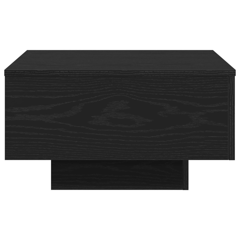 Produktbild för Kaffeebord Svart Ek 55 x 55 x 31 cm