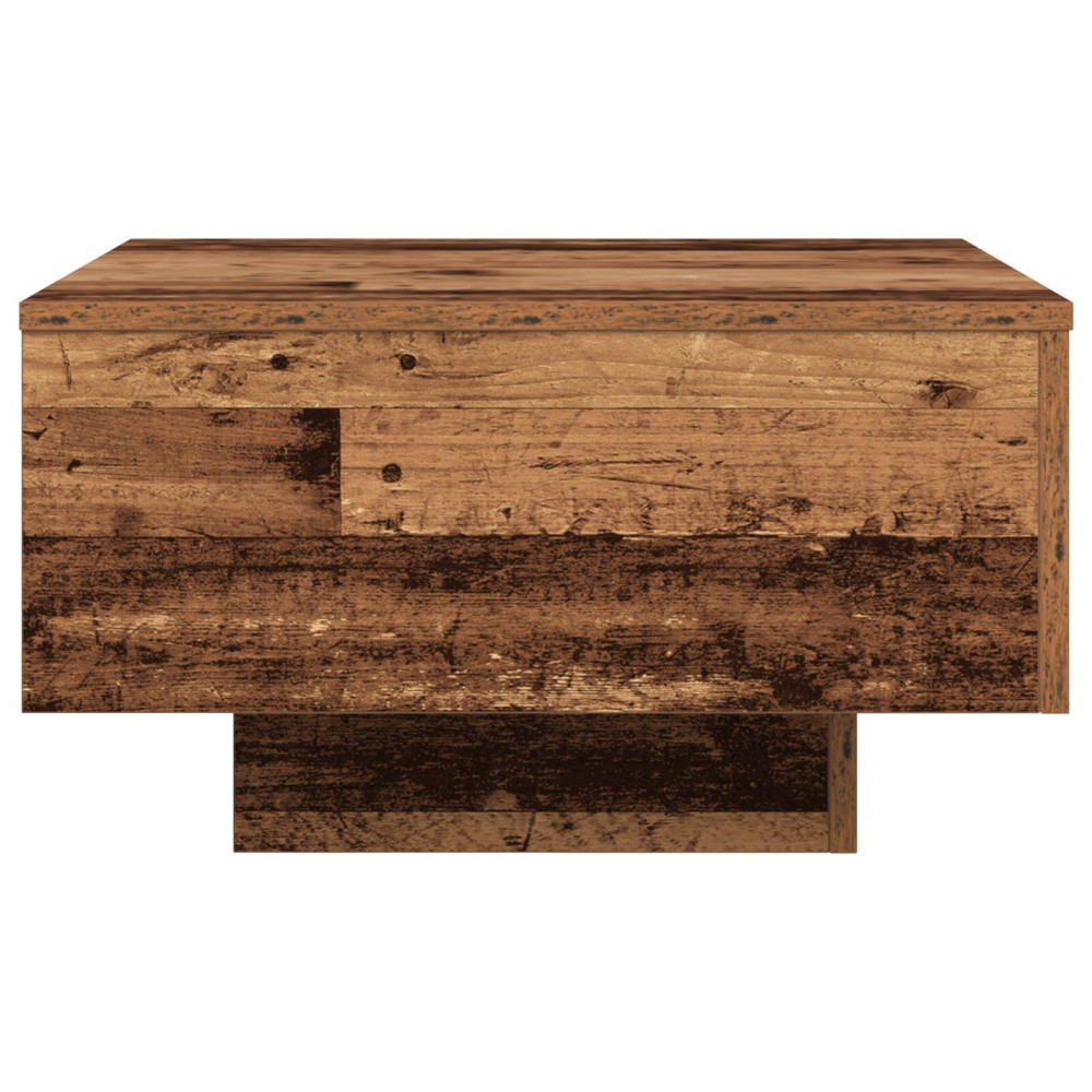 Produktbild för Kaffeebord Gammalt trä 55 x 55 x 31 cm Konstruerat trä