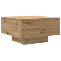 Produktbild för Kaffeebord Artisan Ek 55 x 55 x 31 cm Konstruerat trä