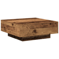 Produktbild för Kaffeebord Gammalt trä 80 x 80 x 31 cm
