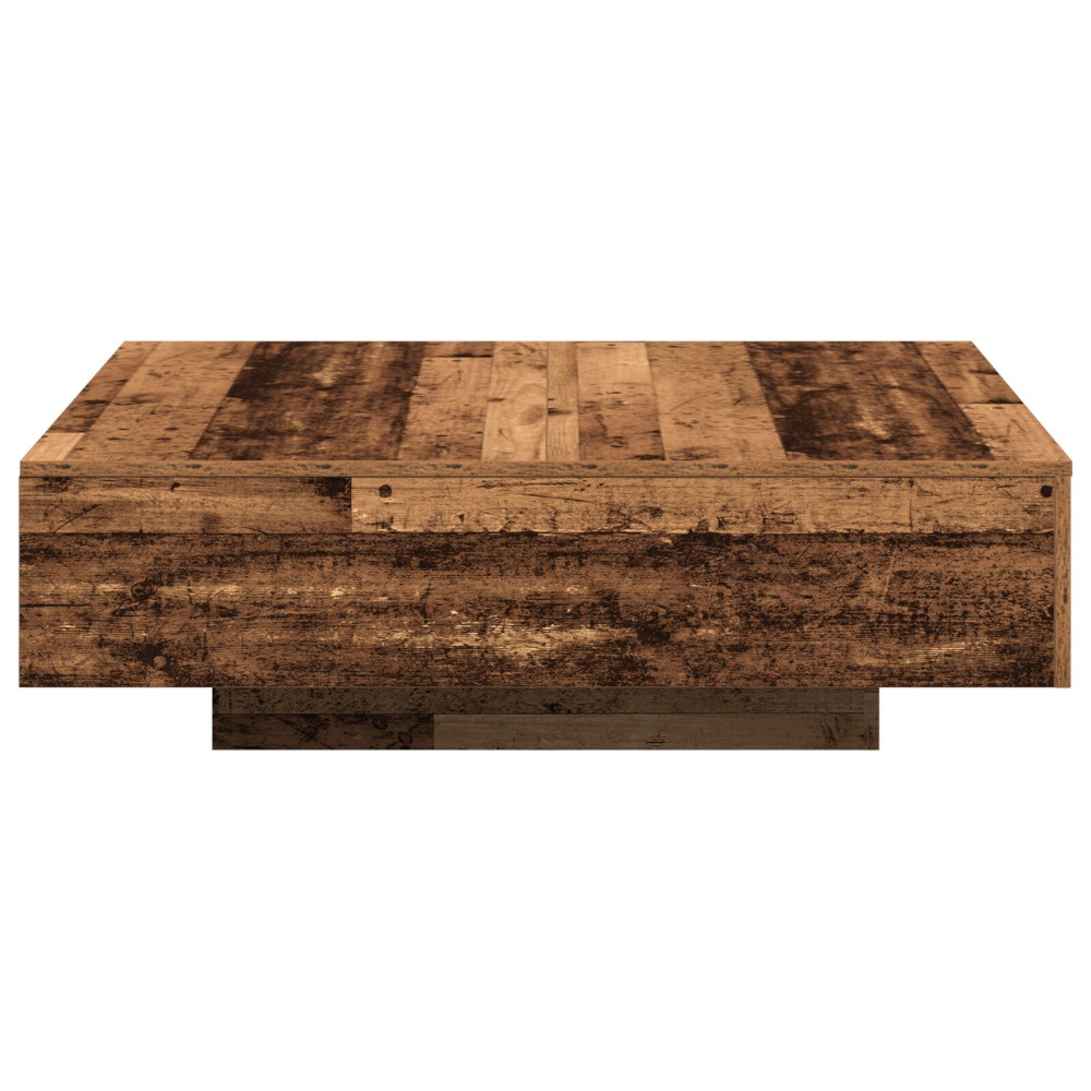 Produktbild för Kaffeebord Gammalt trä 100 x 100 x 31 cm