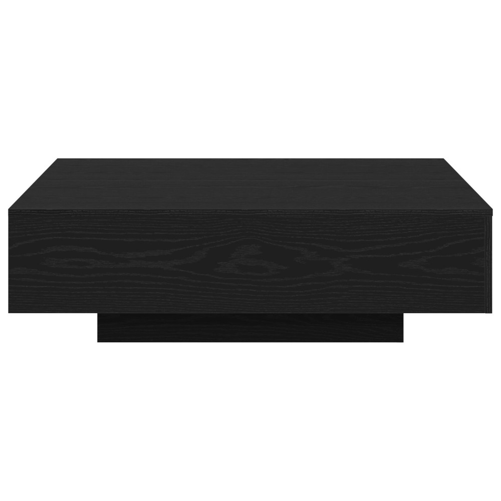 Produktbild för Kaffeebord Svart Ek 100 x 100 x 31 cm