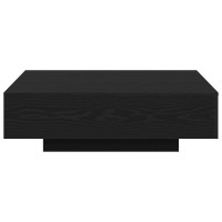 Produktbild för Kaffeebord Svart Ek 100 x 100 x 31 cm
